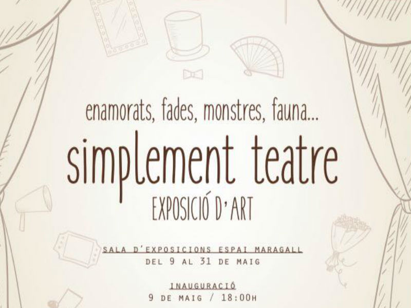 Inauguració exposició "Simplement teatre"